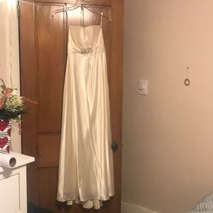 Jessica McClintock White Dress Size 4